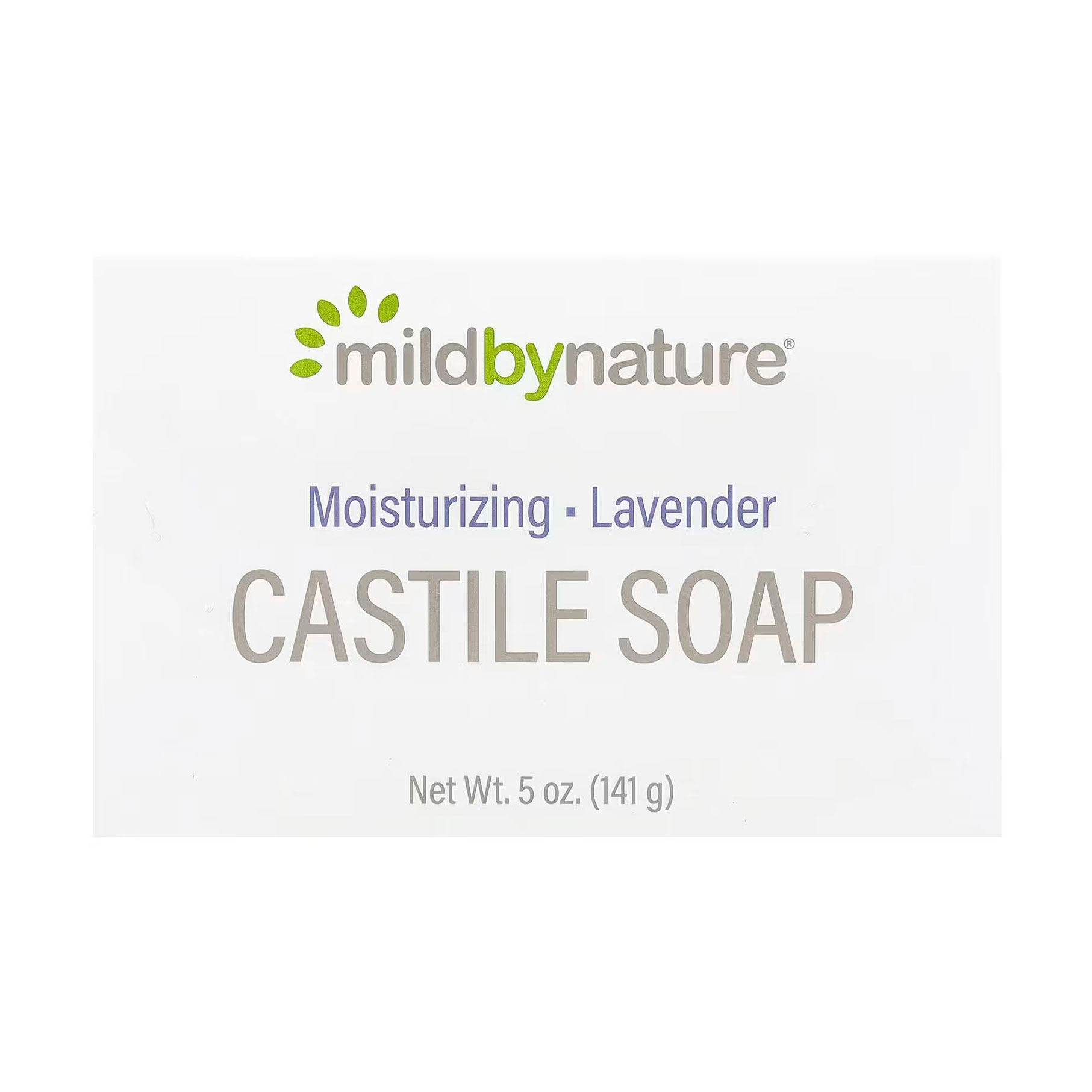 Кастильське тверде мило mild by nature Castile Soap Lavender з ароматом лаванди, 141 г