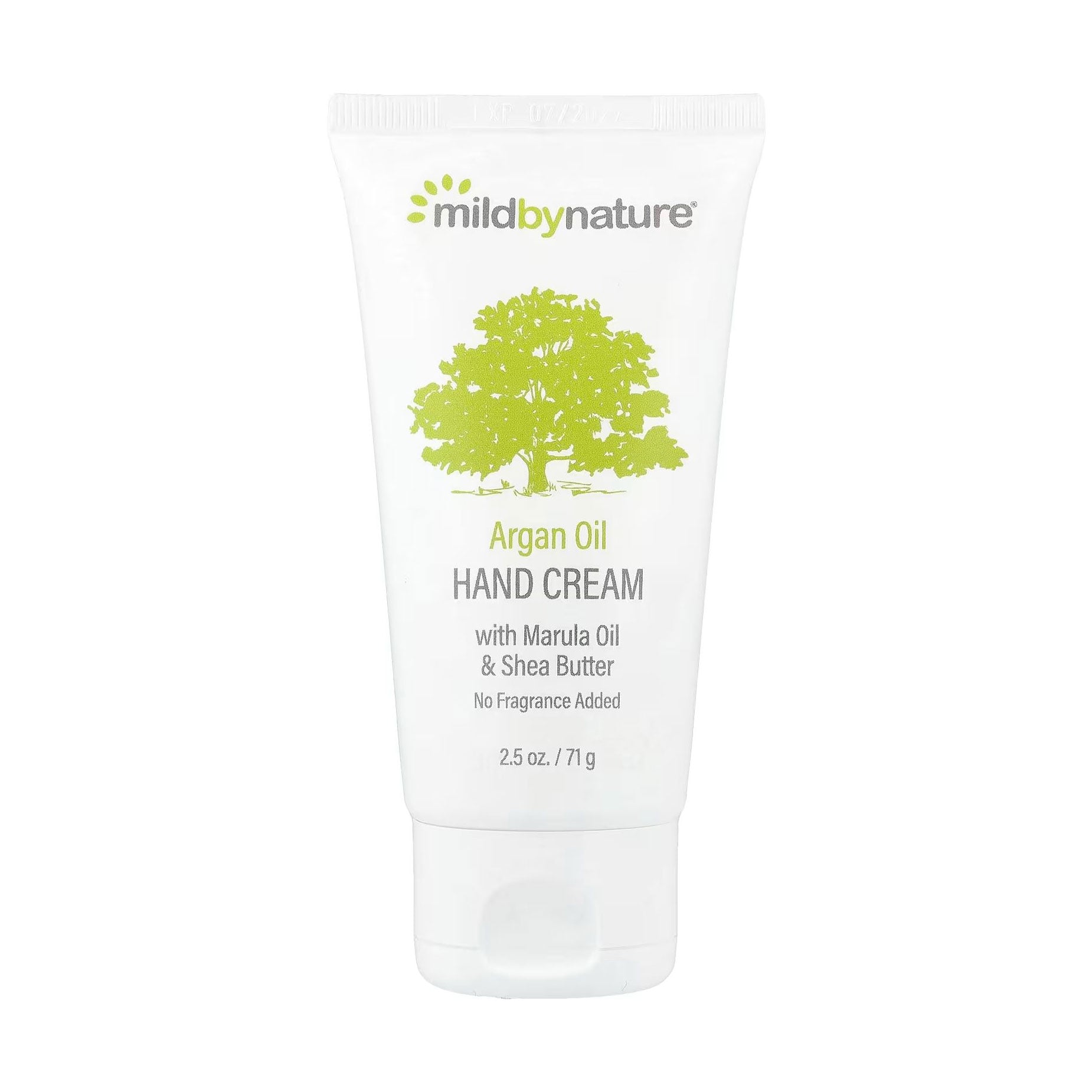 Крем для рук mild by nature Argan Oil Hand Cream без запаху, з оліями аргани, марули та ши, 71 г