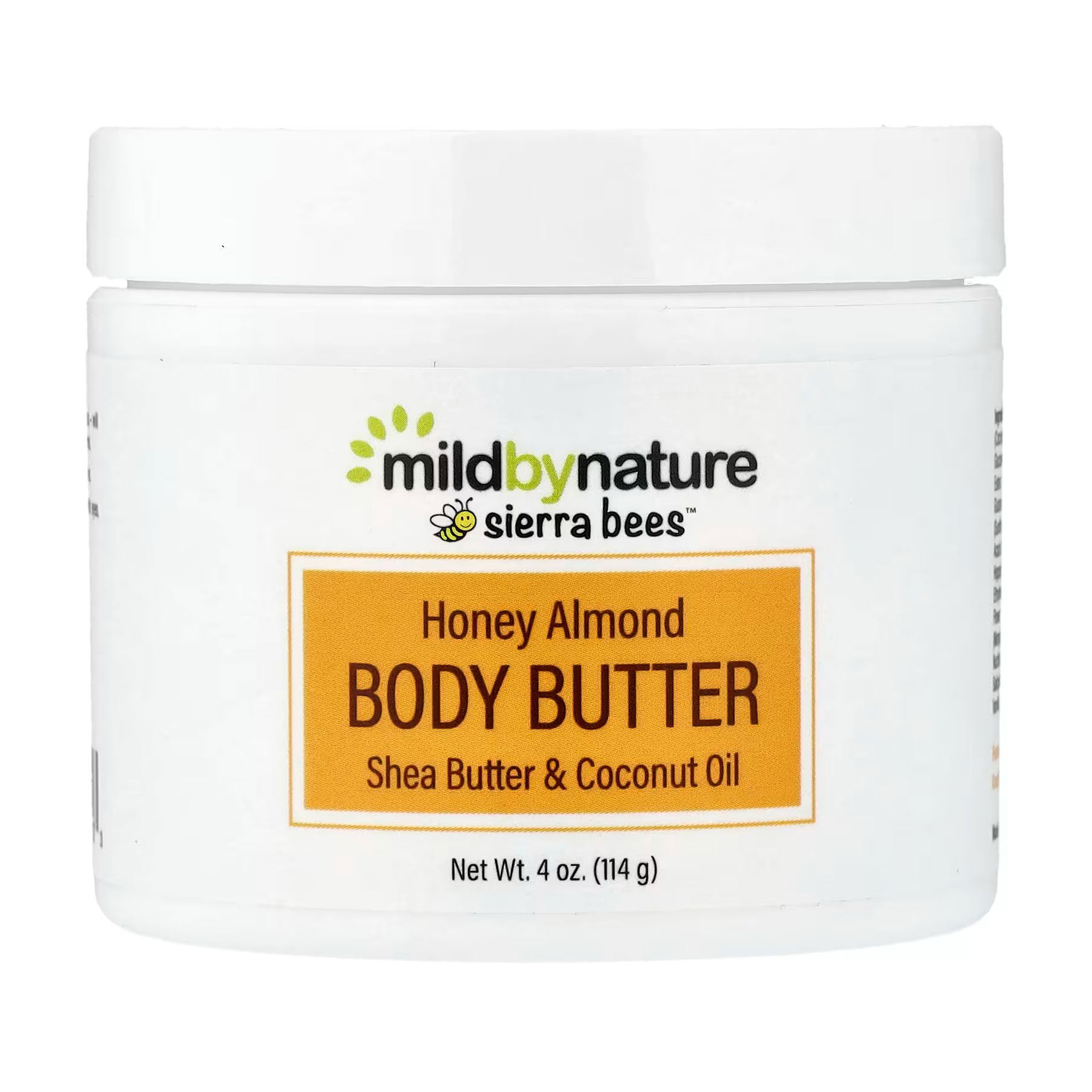 Масло для тіла mild by nature Honey Almond Body Butter з медом та мигдалем, 114 г