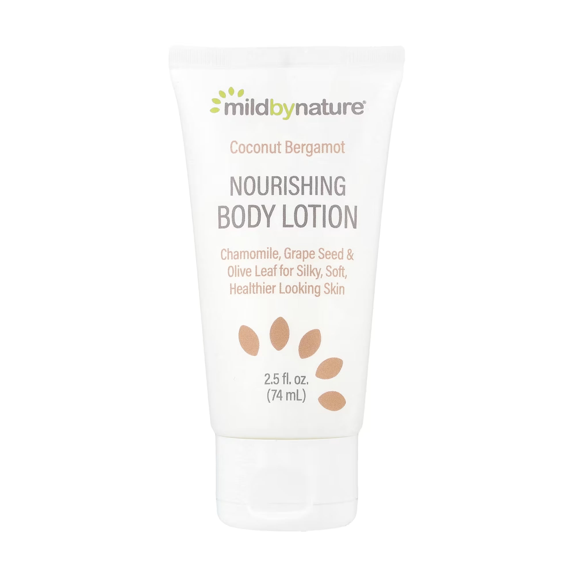Живильний лосьйон для тіла mild by nature Coconut Bergamot Nourishing Body Lotion з кокосом та бергамотом, 74 мл